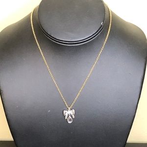 Juicy Couture Bow Gold Silver Necklace